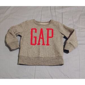 Baby Gap Sweater Size 2T Crew Neck Long Sleeve Gray- Ships Same Business Day!